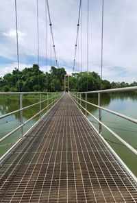 Scenic view of bridge against sky