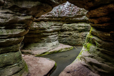 Rocks in water