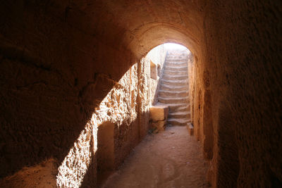 Corridor of old building