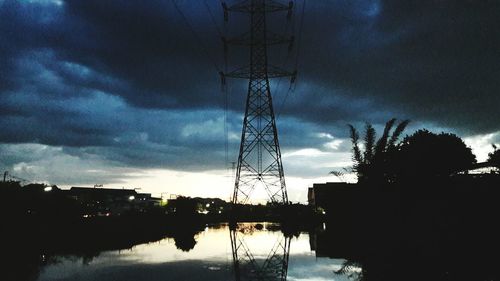 Reflection of clouds in water