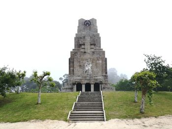 Built structure against clear sky