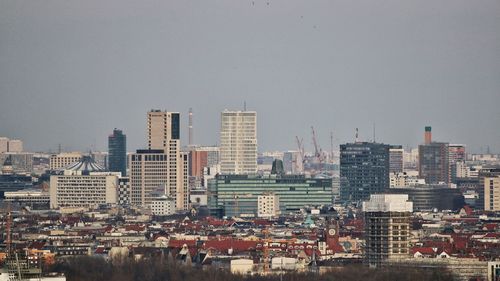 Cityscape against sky