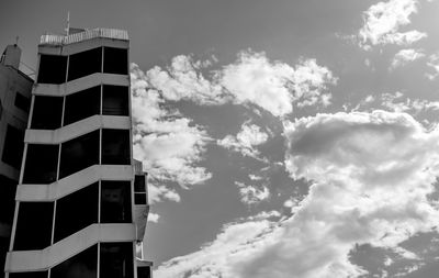 Low angle view of building against sky