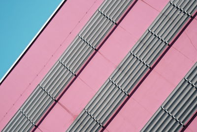 Low angle view of modern building against sky