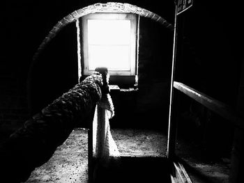 Interior of old abandoned building