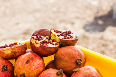 Close-up of fresh fruits for sale