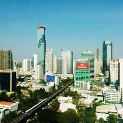 Skyscrapers in city