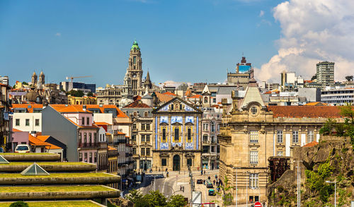 View of buildings in city