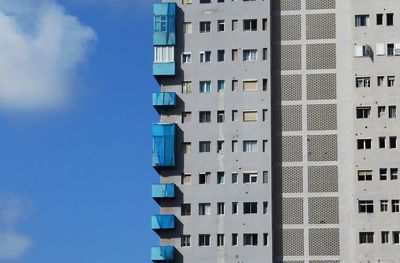 Low angle view of buildings against sky