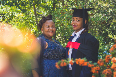 Portrait of a smiling young couple