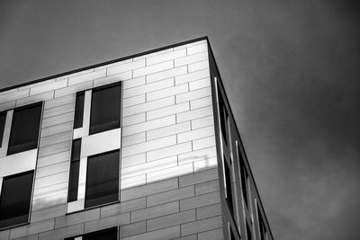 Low angle view of building against sky