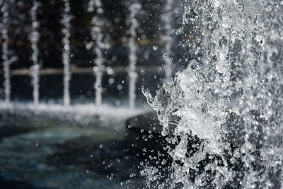 Close-up of water in winter