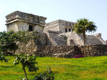 Low angle view of old building