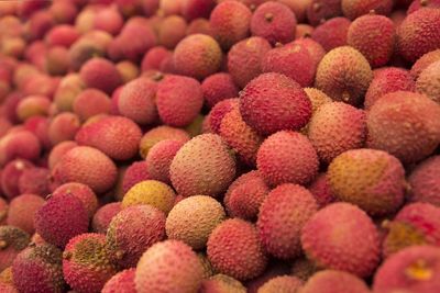 Full frame shot of strawberries