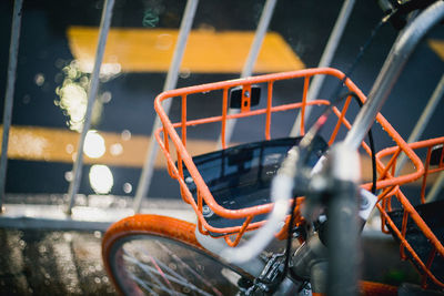 Close-up of bicycle