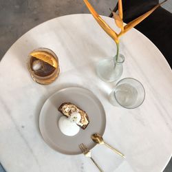 High angle view of wine in glass on table