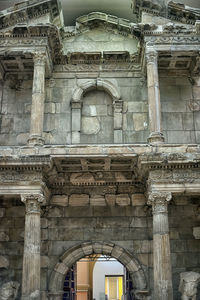 Low angle view of historical building