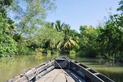 River with trees in background