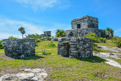 View of old ruin building