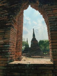 View of a temple