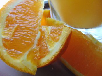 Close-up of orange slice