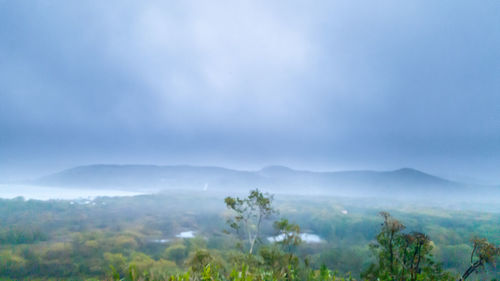 Scenic view of landscape against sky