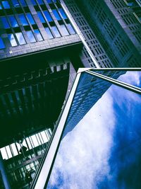 Low angle view of modern building