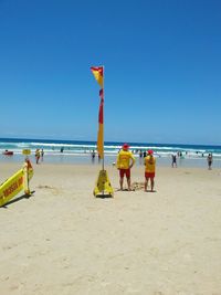 People at beach