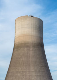 Low angle view of factory