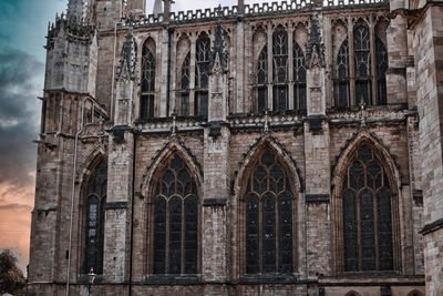 Low angle view of old building
