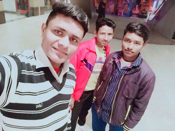 Portrait of a smiling young man