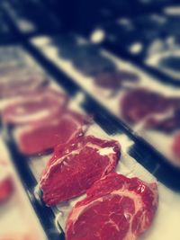 Close-up of food on table
