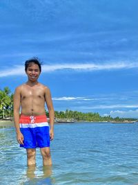 A coastal view of the virgin beach of pawa in panay, capiz, philippines.