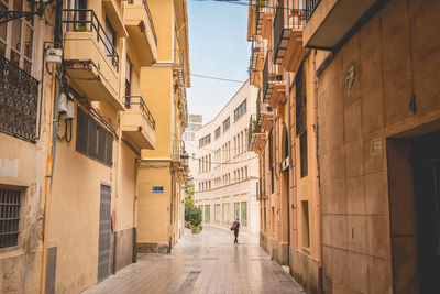 Street amidst buildings in city