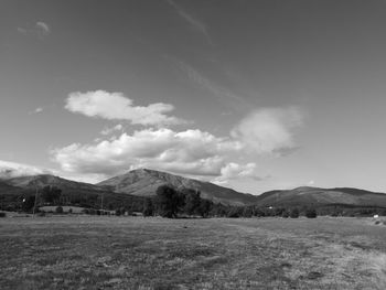 Scenic view of landscape against sky