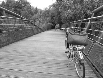 Horse cart on footpath