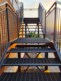 Low angle view of staircase