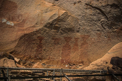 Full frame shot of rock formation
