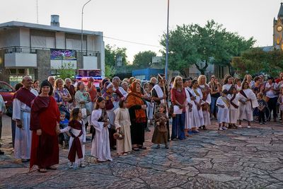 Market stall in city