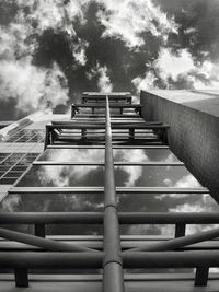 Low angle view of staircase