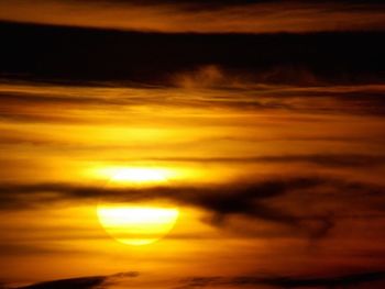 Scenic view of sunset