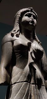 Low angle view of statue in museum
