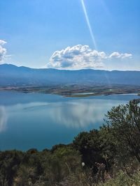 Scenic view of landscape against sky