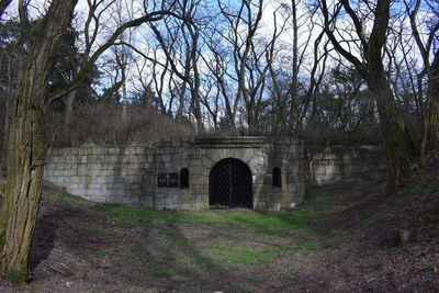 View of old ruin building