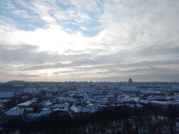 Cityscape at sunset