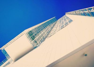 Low angle view of modern building