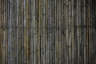 Full frame shot of old wooden wall