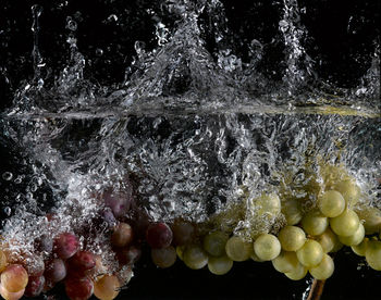 Close-up of bubbles in sea