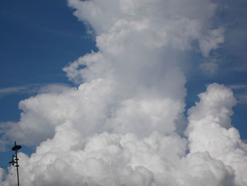 Low angle view of cloudy sky