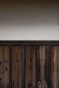 Full frame shot of wooden wall